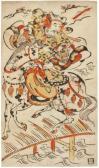 KIYONOBU Torii II 1702-1752,Hwang She Hung (en chinois) ou Kosekiko (en jap,Pierre Bergé & Associés 2010-09-16