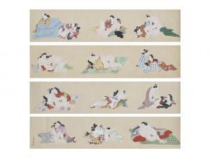 KIYOSHIGE Torii 1716-1764,SHUNGA SCROLL,Ise Art JP 2016-07-09