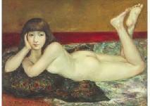 KIYOSUE Katsunori,Lying nude,1975,Mainichi Auction JP 2018-03-09