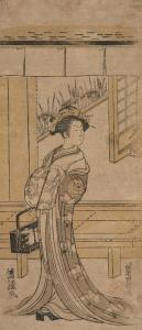 KIYOTSUNE TORII 1757-1779,The actor Iwai Hanshiro IV in onnagata,1760,Rosebery's GB 2020-07-28
