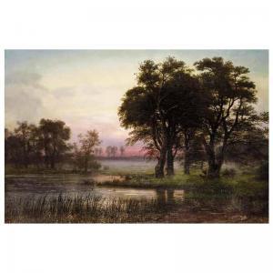 KJELDRUP Anton Edvard 1826-1869,sunset,Sotheby's GB 2003-10-01