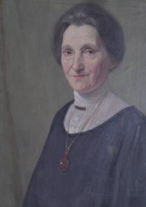 KLANG Mayer 1900-1900,half length portrait of Wilhelmine Herzog,1923,Burstow and Hewett 2010-09-22