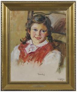 Klanke Harth Emma Eveline 1878-1964,Sandy,1947,Brunk Auctions US 2018-07-14