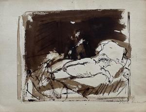 KLAPISCH Liliane 1933,After Rembrandt,Montefiore IL 2024-03-05