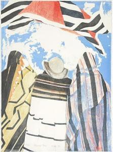 KLAR Irene 1950,Blanket Toss,1984,Lando Art Auction CA 2021-10-24