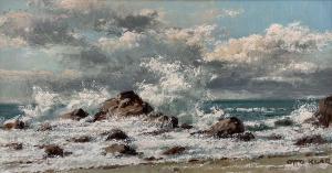 KLAR Otto 1908-1994,Waves Breaking on a Rocky Shoreline,David Duggleby Limited GB 2023-12-08