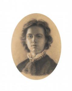 KLASS KAZANOWSKA Maria 1857-1898,Autoportret,Sopocki Dom Aukcjny PL 2022-10-08