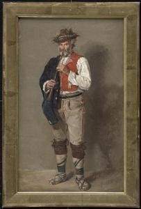 KLAUS Christian 1843-1893,Pifferaro mit Schalmei,Galerie Bassenge DE 2019-05-31