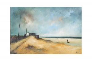 KLEE Raymond 1925-2013,Untitled, beach scene with figures,O'Reilly IE 2022-04-06
