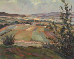 KLEIMA Ekke Abel 1899-1958,Hilly landscape,1939,Glerum NL 2009-11-30
