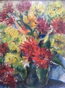 KLEIN ASTRACHAN Olga 1907-1999,Bouquet de fleurs,Binoche et Giquello FR 2017-11-23