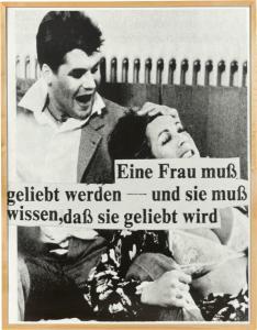 KLEIN Astrid 1951,Eine Frau muss geliebt werden – und sie muß wissen,1978,Villa Grisebach 2023-12-01