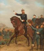 KLEIN Friedrich Emil 1845-1912,Emperor Friedrich Wilhelm III on horseba,Hargesheimer Kunstauktionen 2019-03-16
