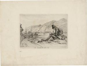 KLEIN JOHANN ADAM 1792-1875,"Der Landschaftsmahler auf der Reise" (Der Maler ,1814,Galerie Bassenge 2023-06-07