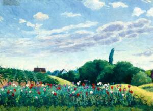 KLEIN Jozsef 1896-1945,Field with Flowers (Summer in Nagybánya),1934,Kieselbach HU 2023-05-22