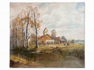 KLEIN Ludwig 1915-1994,Ludwig Klein, Chiemsee Landscape, Oil Painting, c.,Auctionata DE 2016-05-04