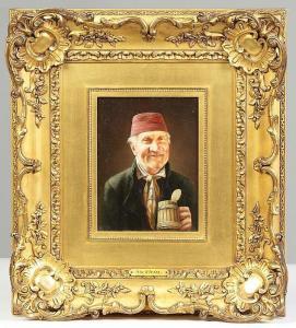KLEIN Wilhelm 1821-1897,Portrait of a man,Cottone US 2013-10-05