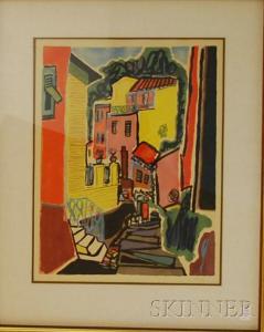 KLEINBERG Heinrich 1900-1900,Abstract Street Scene,Skinner US 2011-02-17