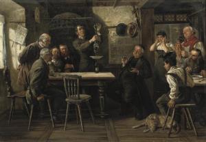 KLEINERT Josef Edgar 1859-1949,The party trick,Christie's GB 2008-04-15