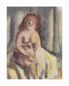 KLEINSCHMIDT Paul 1883-1949,Seated nude,1922,Christie's GB 2017-06-13