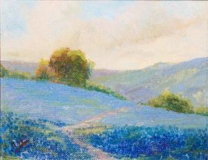 KLEPPER FRANK 1890-1952,Field of Blue Flowers,Hindman US 2014-12-05