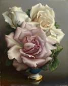 KLESTOVA Irene 1908-1989,White and Pink Roses,MacDougall's GB 2013-11-27