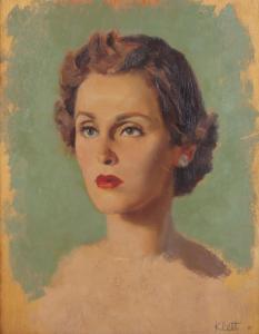 KLETT Walter 1897-1966,portrait of a woman,Ripley Auctions US 2023-04-29