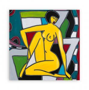 KLEYMAN Patricia 1965,Nu sur unfound Cubiste,2020,Borromeo Studio d'Arte IT 2023-03-07