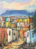 Kleyn Nadia 1900,Township Scene with Table Mountain,20th,5th Avenue Auctioneers ZA 2018-06-10