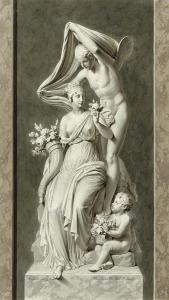 KLIEBER Josef 1773-1850,Flora und Zephir.,1795,Galerie Koller CH 2007-09-17