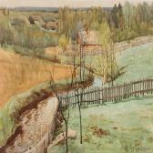 KLIMOV K 1900-1900,Russian spring landscape,Bruun Rasmussen DK 2014-12-01