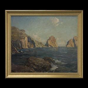 KLINGELHOFER Louis K. 1861-1947,Rocks at Laguna Beach.,Auctions by the Bay US 2006-02-06