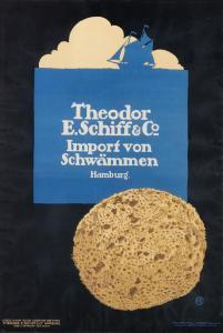 KLINGER Julius 1876-1950,Theodor E. Schiff & Co, Import von Schwämmen,1910,Sotheby's GB 2022-05-06