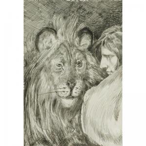 KLINGER Max 1857-1920,DANIEL IN THE LION'S DEN,Sotheby's GB 2008-11-12