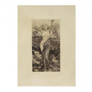KLINGER Max 1857-1920,La Nymphe des,1891,Cornette de Saint Cyr FR 2024-04-16
