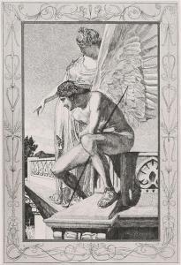 KLINGER Max 1857-1920,Venus zeigt Amor Psyche,1880,Winterberg Arno DE 2024-04-20