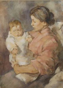 KLINGHOFFER Clara 1900-1970,Mother and child,Sworders GB 2023-04-04