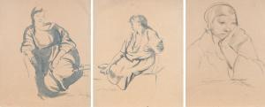 KLINGHOFFER Clara 1900-1970,Repose; Seated woman; Contemplation,Woolley & Wallis GB 2022-12-14