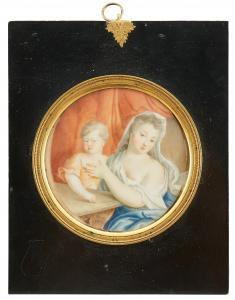 KLINGSPOR Fredrik Philip 1761-1832,Jungfru Maria och Jesusbarnet,Uppsala Auction SE 2020-08-18