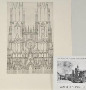 KLINKERT Walter 1901-1959,Entwurf der Fassade des Straßburger Münsters,1986,Allgauer DE 2016-11-10