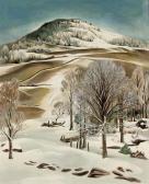 KLITGAARD Georgina 1893-1976,Winter Landscape,Shannon's US 2009-10-29