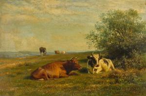 KLODT Michail Petrovic 1835-1914,Cows in the Pasture,1874,Sotheby's GB 2021-11-30