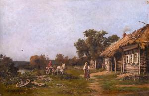 KLODT Michail Petrovic 1835-1914,Farm scene,Bonhams GB 2013-11-27