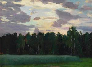 KLODT Nicolaï Alexandrov 1865-1918,Dusk,1914,Bonhams GB 2017-11-29