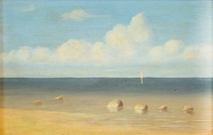 KLODT VON JÜRGENSBURG Michail Konstantin 1832-1902,Low Tide,Shapiro Auctions US 2022-10-15