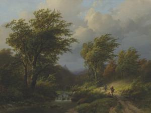 KLOMBECK Johann Bernard 1815-1893,A summer's day breeze,1850,Christie's GB 2021-12-16