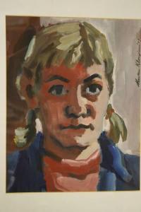 KLOMPIEN Marten 1917-1996,Meisjesportret,1957,Venduehuis NL 2012-12-12