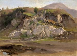 KLOSE Wilhelm 1830-1914,Felsenlandschaft bei Narni in Umbrien,Galerie Bassenge DE 2017-12-01