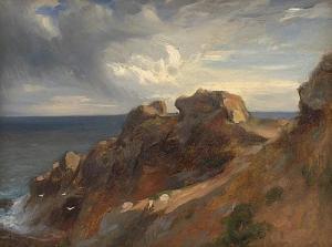 KLOSE Wilhelm 1830-1914,Felsige Meeresküste unter Wolken,Galerie Bassenge DE 2017-12-01