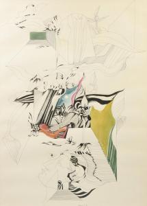 KLOSOWSKI Alfred 1927,Untitled: Surrealist Scene,1972,Simpson Galleries US 2018-05-19
